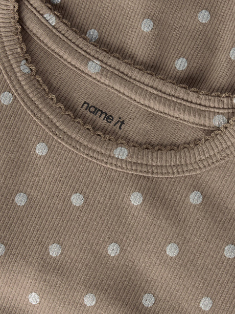 Taupe Gray Kjole fra Name it - 13264636