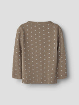 Taupe Gray Cardigan fra Name it - 13264637