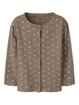 Taupe Gray Cardigan fra Name it - 13264637