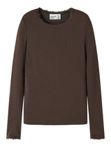 Chocolate Brown Top fra Name it - 13264698