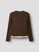 Chocolate Brown Top fra Name it - 13264699