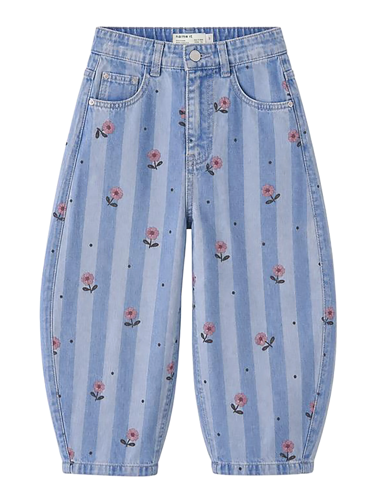 Medium Blue Denim FLOWERS Bukser fra Name it - 13267728