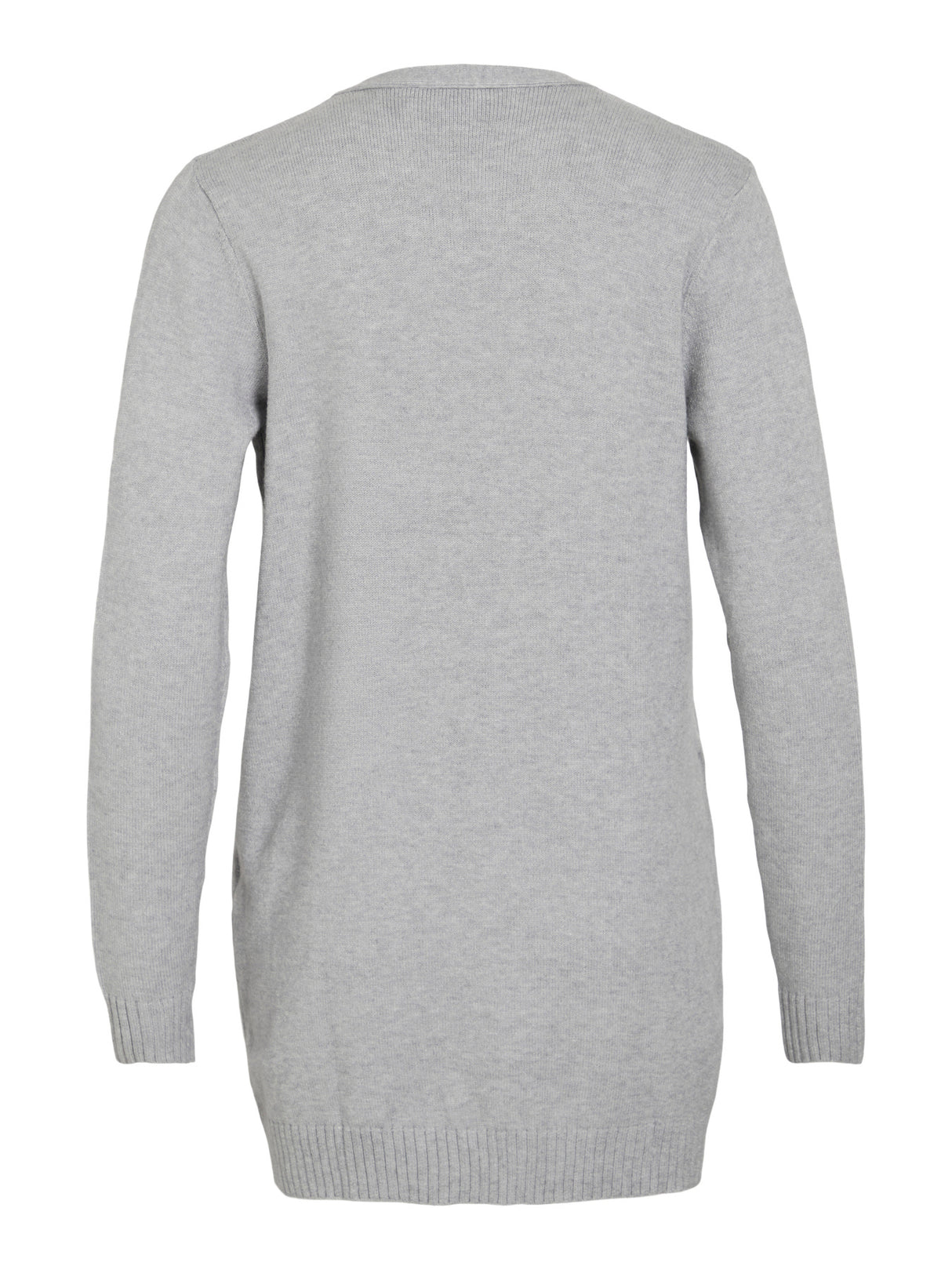 Light Grey Melange Striktrøje fra VILA - 14044041
