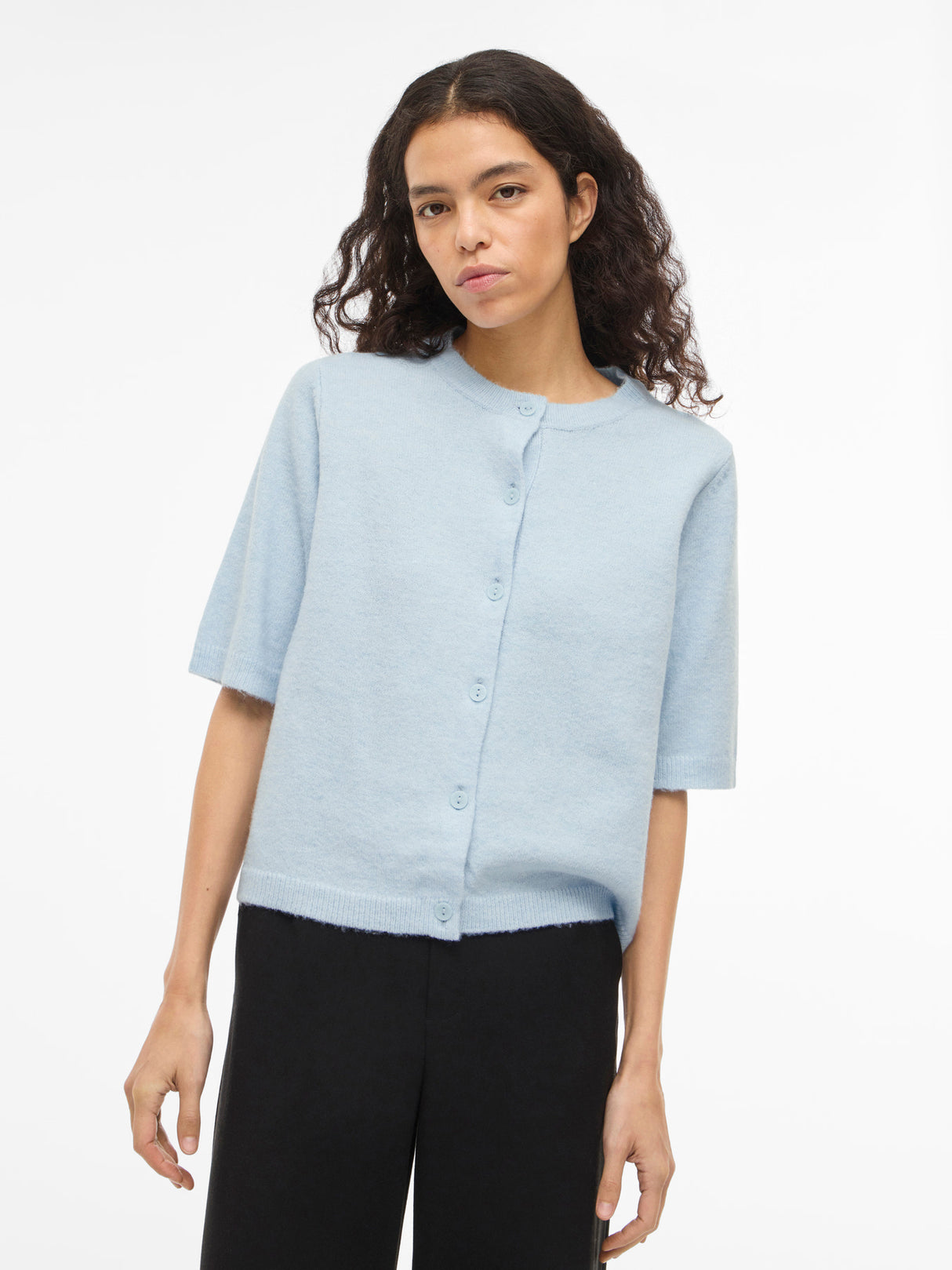 Nantucket Breeze MELANGE Striktrøje fra VILA - 14113226