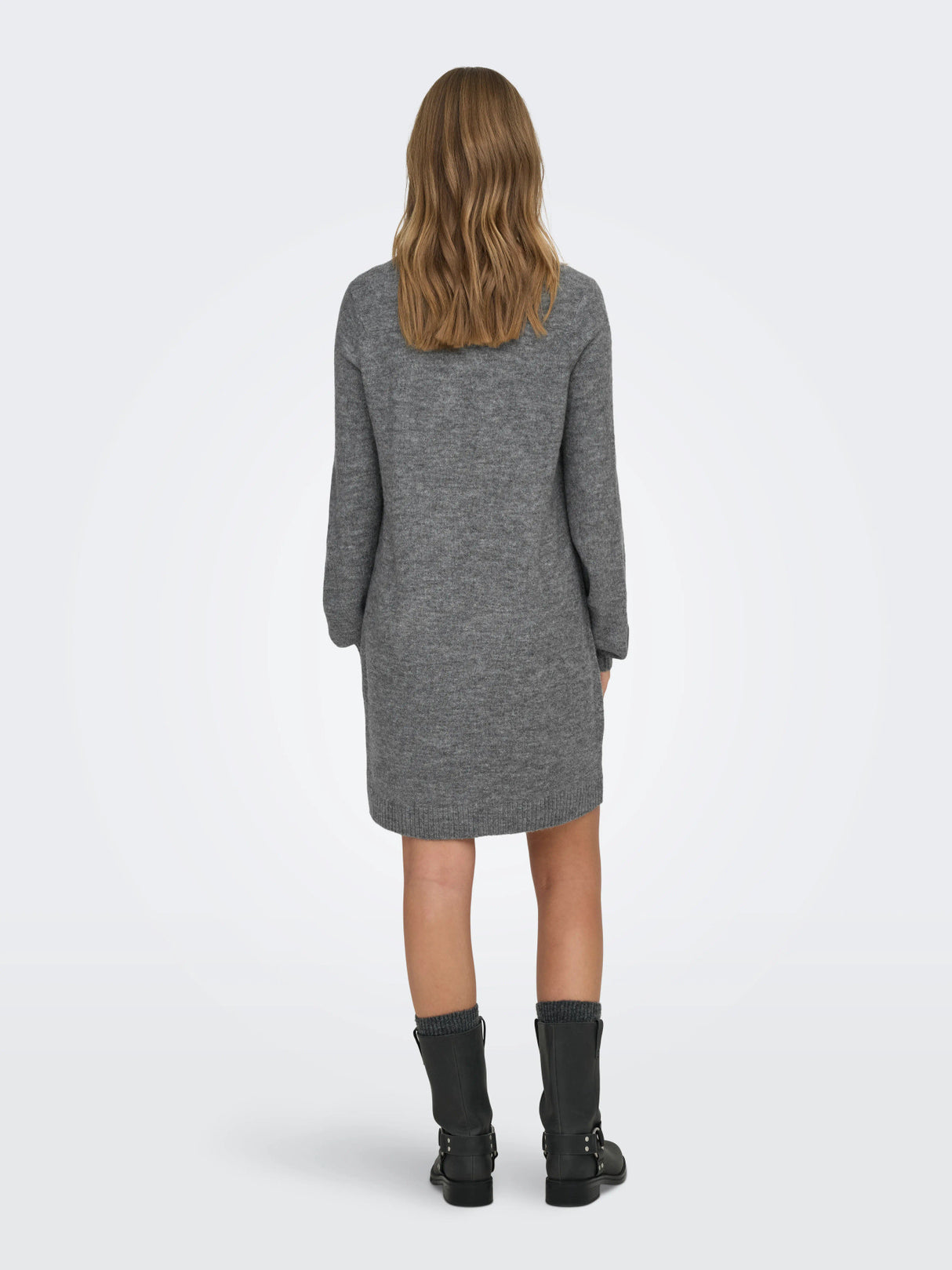 Dark Grey Melange Kjole fra JDY - 15207844