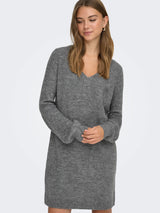 Dark Grey Melange Kjole fra JDY - 15207844