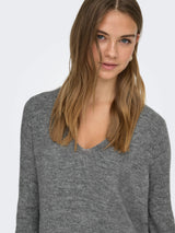 Dark Grey Melange Kjole fra JDY - 15207844