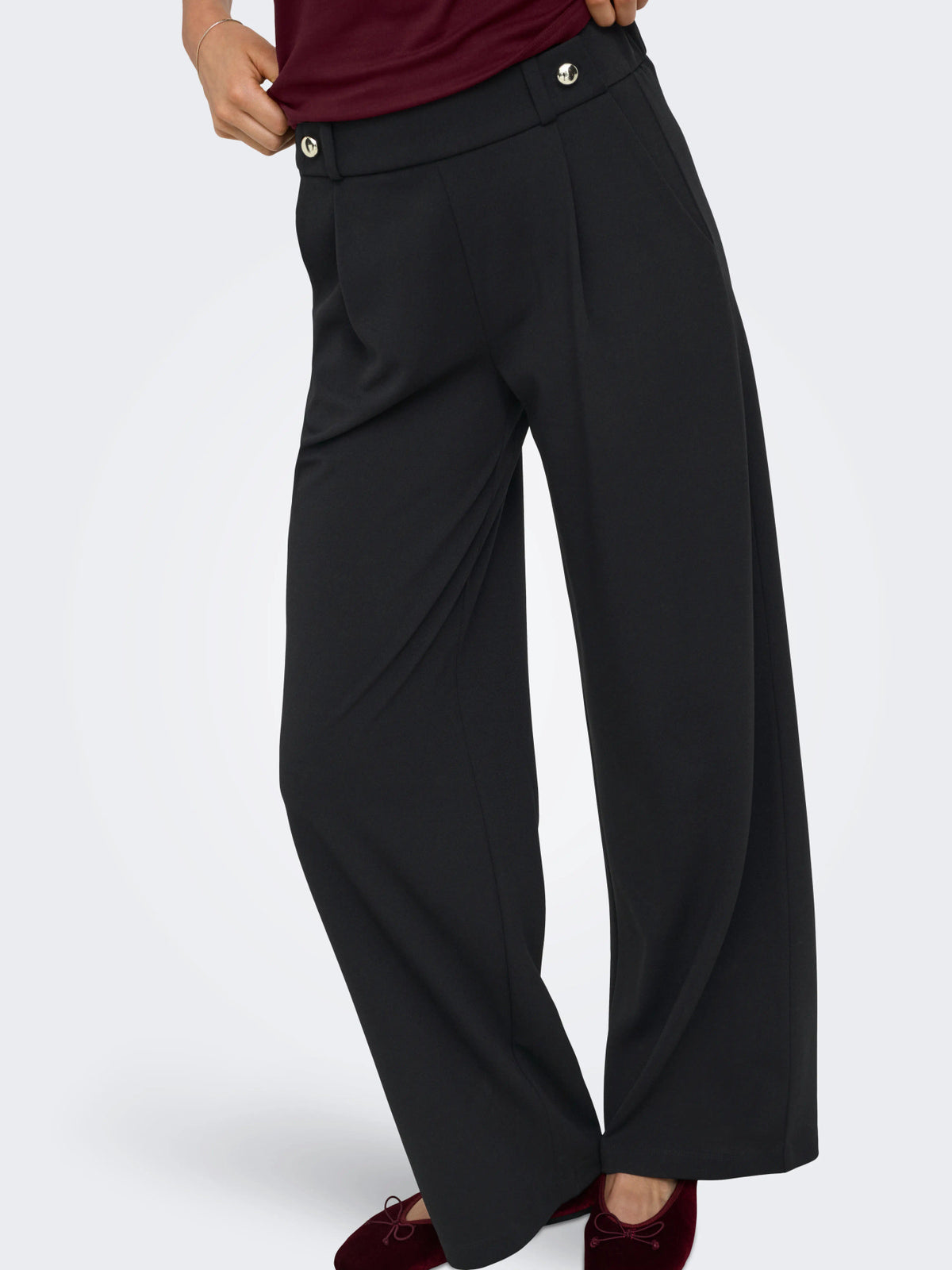 Black GOLD BUTTONS Bukser fra JDY - 15208430