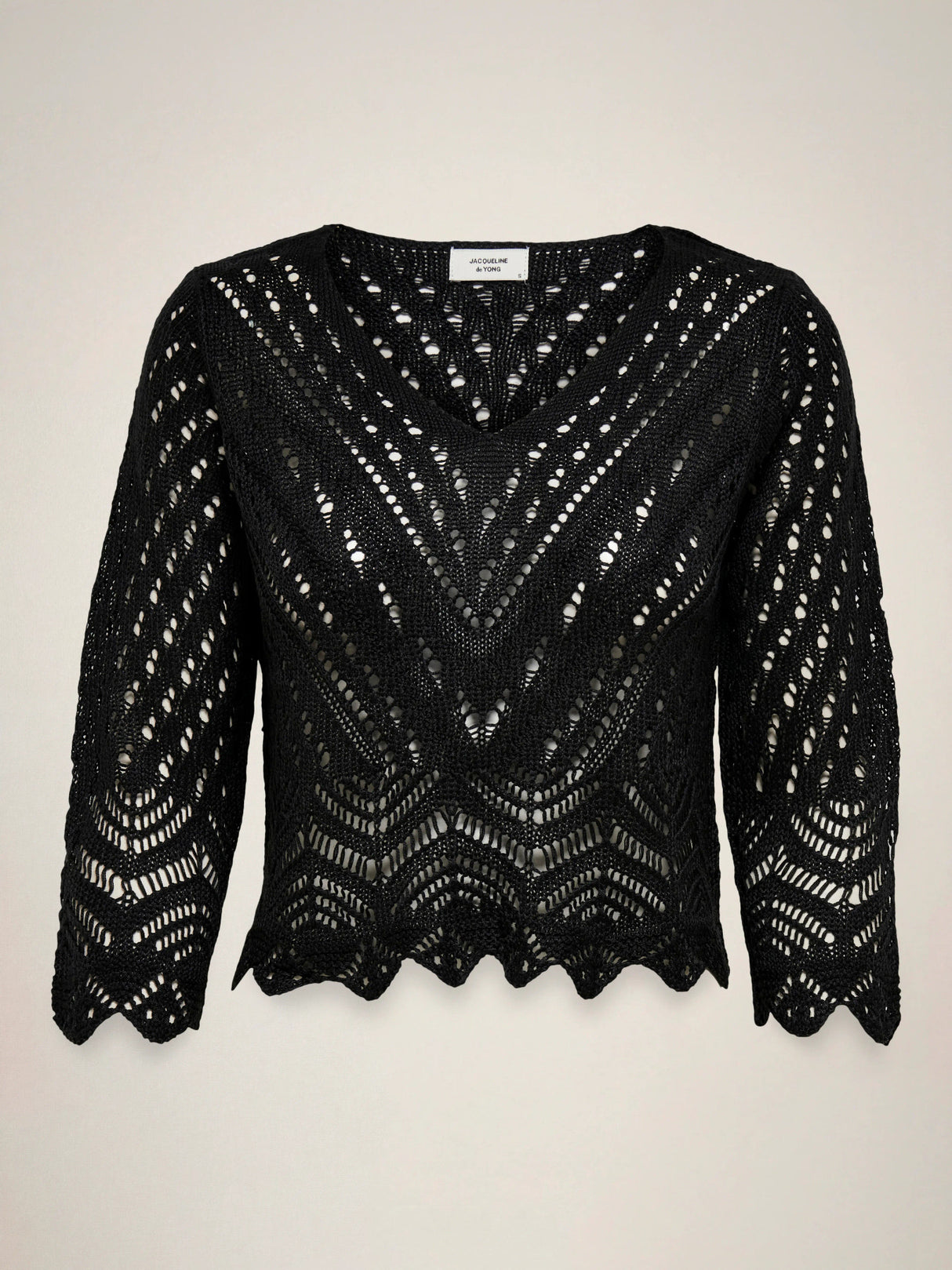 Black Striktrøje fra JDY - 15212788