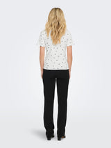 Cloud Dancer BLACK HEARTS Top fra JDY - 15336793