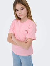 Romance Rose HeartEmb/Rose Brown Bluse fra Kids ONLY - 15347634