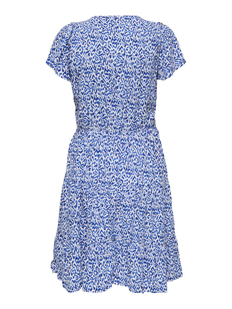 Blue Indigo CLOUD DANCER HEARTS Kjole fra JDY - 15351568