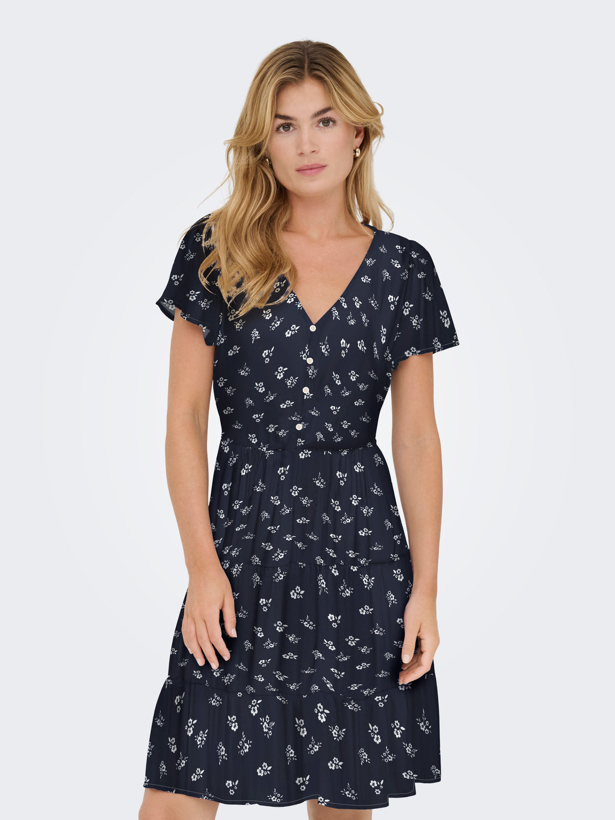 Night Sky CLOUD DANCER DITSY FLOWER Kjole fra JDY - 15351568
