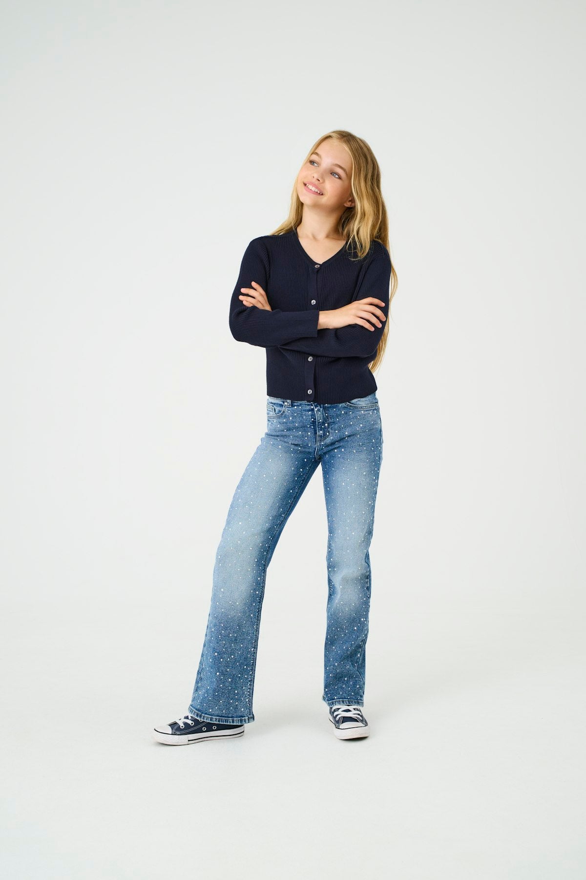 Night Sky Cardigan,Striktrøje fra Kids ONLY - 15353502