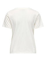 Cloud Dancer LUCKY EMB Top fra JDY - 15356356