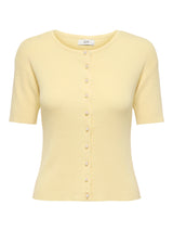 Gul Cardigan,Striktrøje - JDY - 15369786