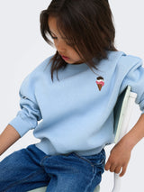 Soft Chambray EMB Icecream Sweatshirt fra KIDS MINI GIRL - 15372850