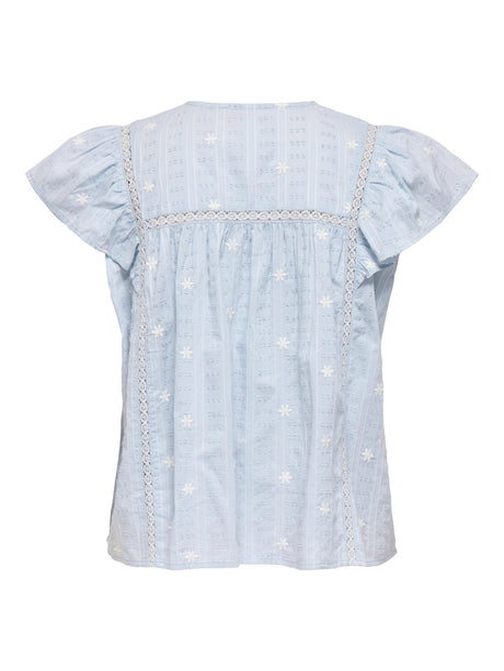 Blå Bluse - JDY - 15375547