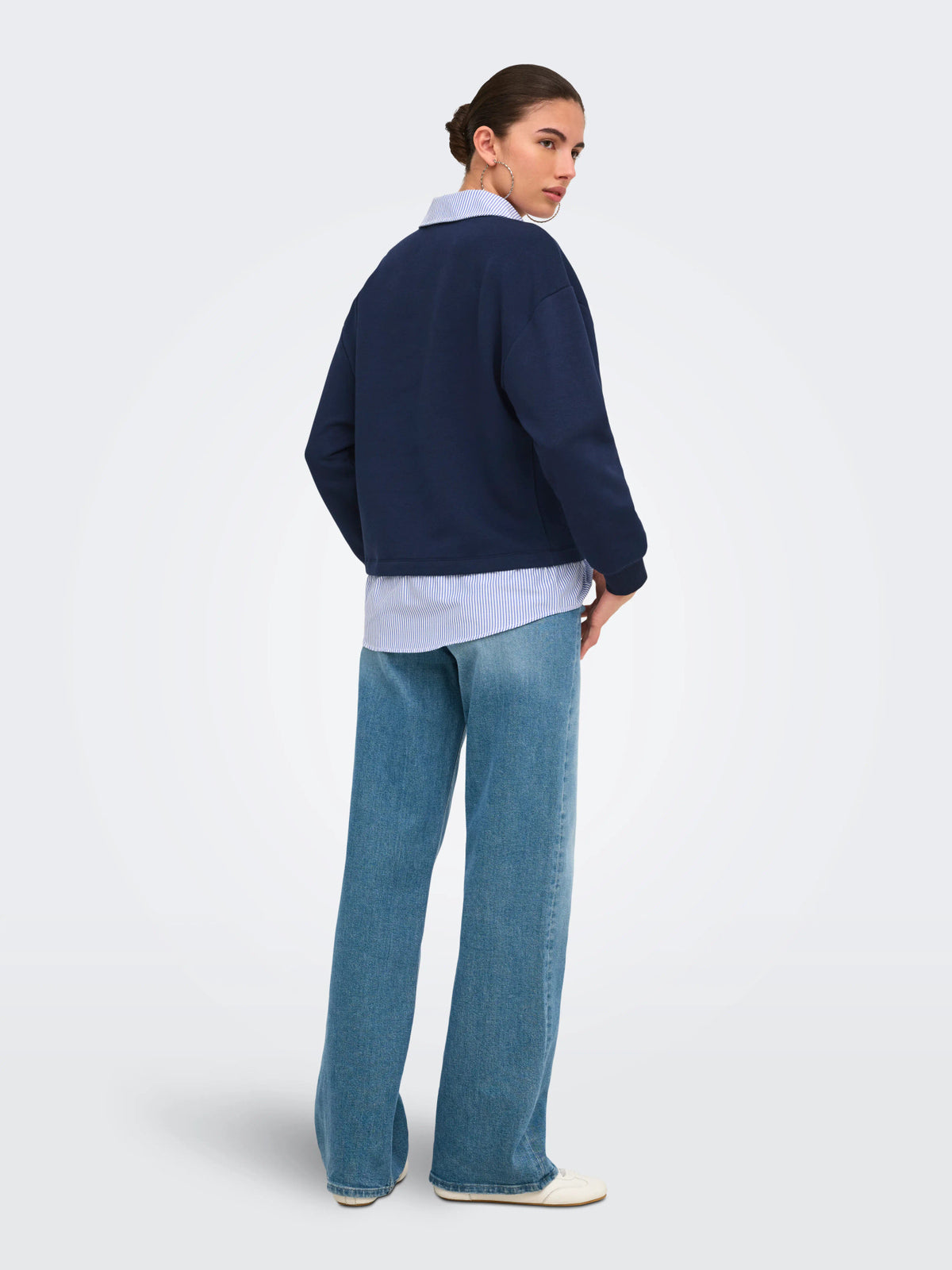 Night Sky COLLAR WITH STRIPES Sweatshirt fra JDY - 15381086