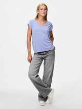 Blå Bluse fra PIECES - 17078572