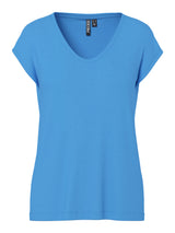 PIECES Azure Blue Bluse - 17078732