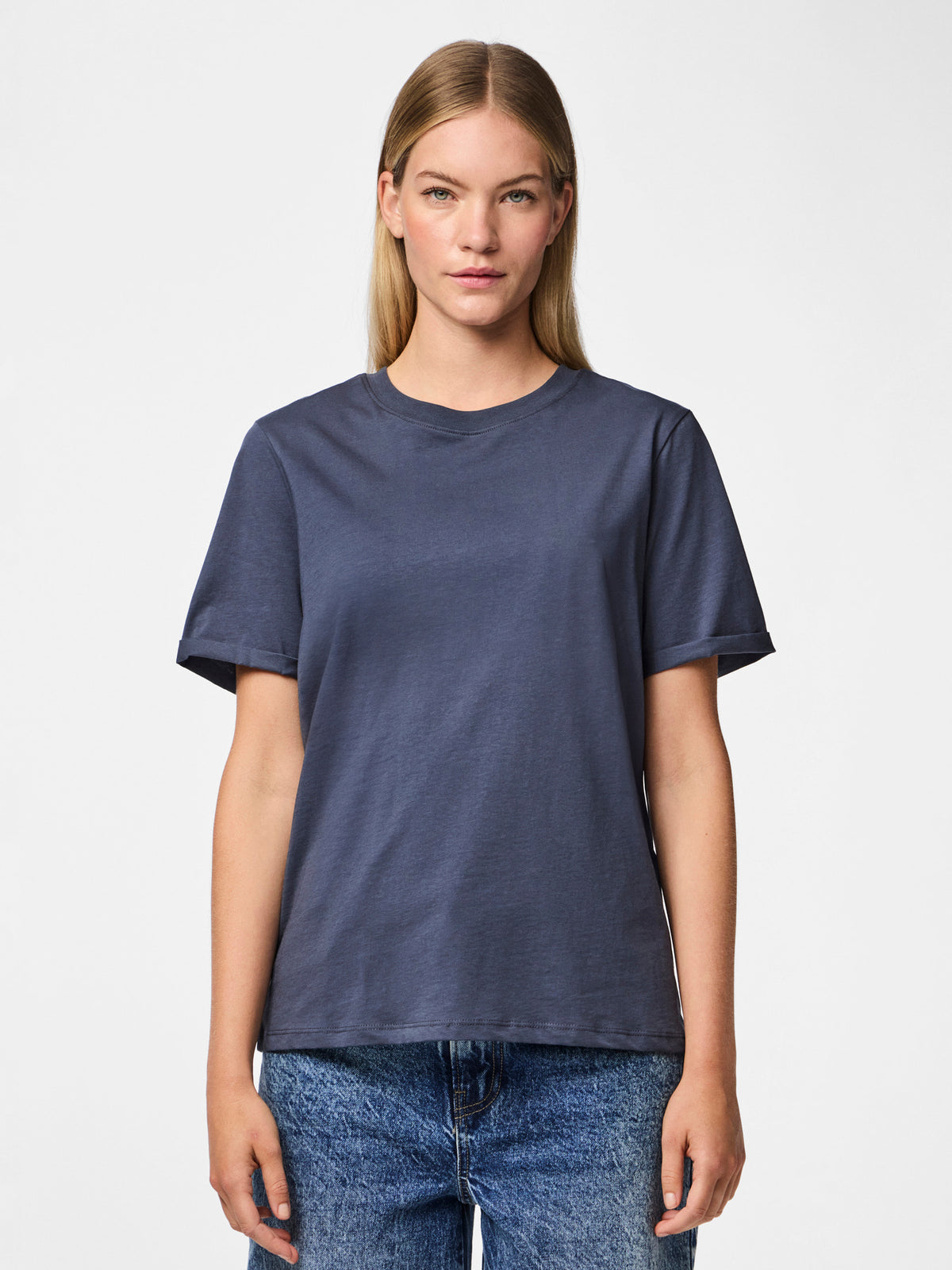 Ombre Blue Bluse fra PIECES - 17086970