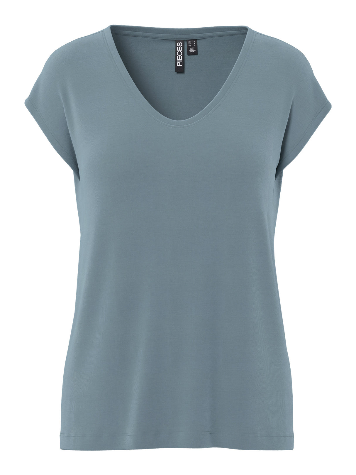 Gråblå Top fra PIECES - 17095260