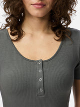 Grå Bluse fra PIECES - 17101439