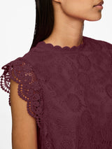 Rød Top fra PIECES - 17120454