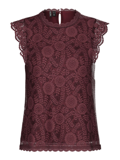 Rød Top fra PIECES - 17120454