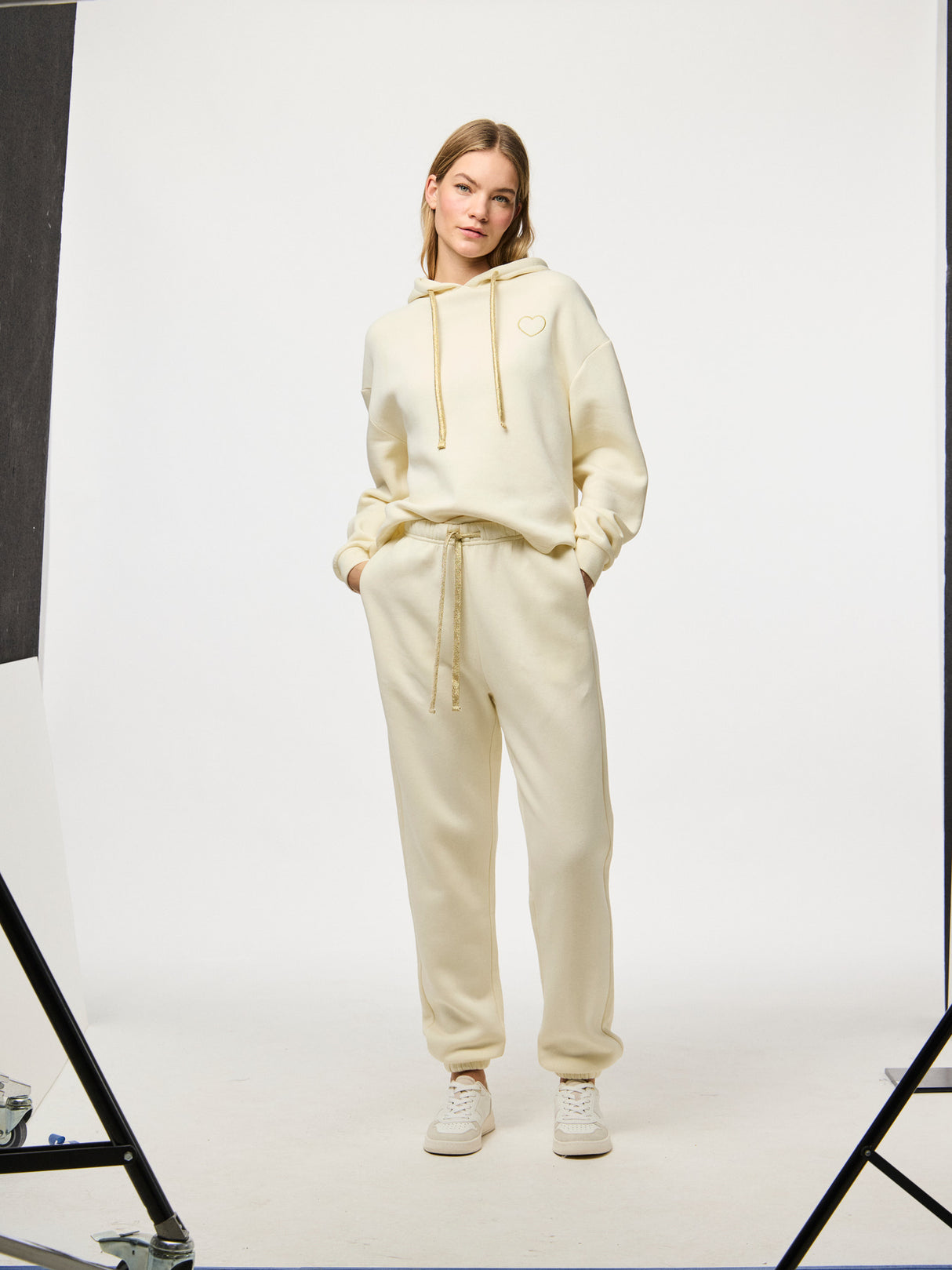 PIECES White Pepper GOLD Bukser - 17121099