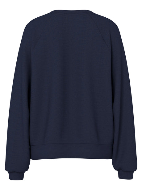 Sky Captain RED HEART EMB Sweatshirt fra PIECES - 17128390
