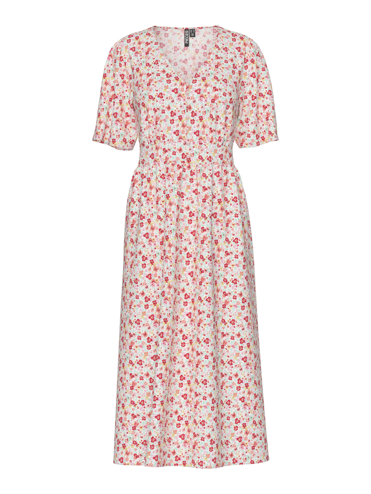Cloud Dancer Multi flower Kjole fra PIECES - 17133688