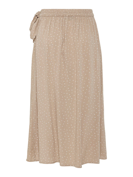 PIECES sand crockery new dot nederdel