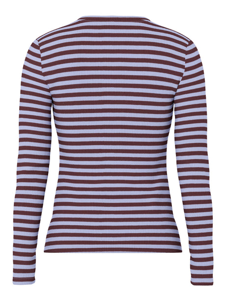 PIECES Tawny Port BABY LAVENDER Bluse - 17133838