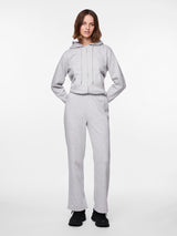 PIECES Light Grey Melange Bukser - 17140745