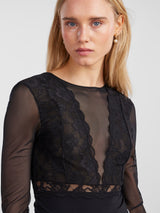 Black Bodystocking fra PIECES - 17141142