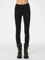 PIECES Black Denim Bukser - 17147972