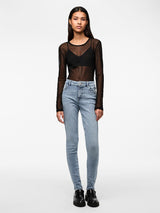 PIECES Light Blue Denim Bukser - 17148022