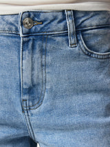 Light Blue Denim Bukser fra PIECES - 17149276
