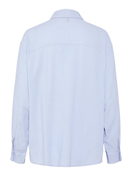 Blå Bluse fra PIECES - 17149315