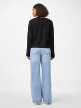 PIECES Black Cardigan,Striktrøje - 17150235