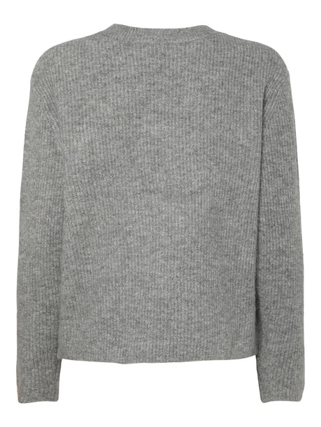 PIECES Medium Grey Melange Cardigan,Striktrøje - 17150235