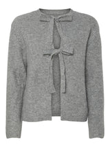 PIECES Medium Grey Melange Cardigan,Striktrøje - 17150235