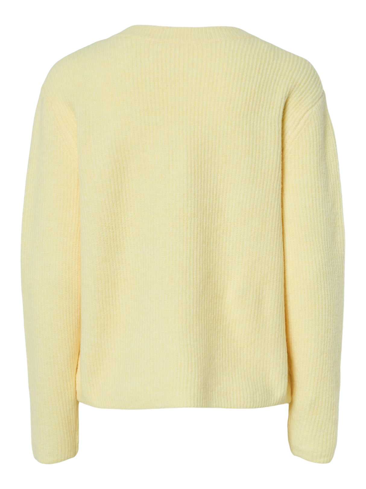 Pale Banana MELANGE Striktrøje fra PIECES - 17150235