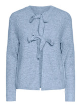 Cashmere Blue MELANGE Striktrøje fra PIECES - 17150235