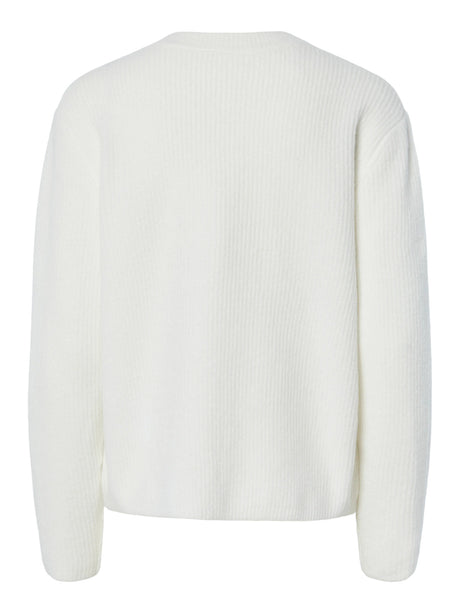 PIECES Cloud Dancer Cardigan,Striktrøje - 17150235