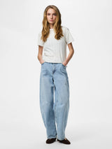 Cloud Dancer Top fra PIECES - 17152053