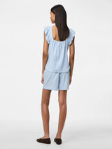 Blå Shorts fra PIECES - 17152062