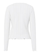 Cloud Dancer Cardigan fra PIECES - 17152189